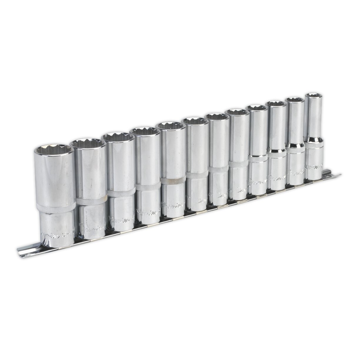 Socket Set 12pc 1/2"Sq Drive 12pt Deep WallDrive® Metric
