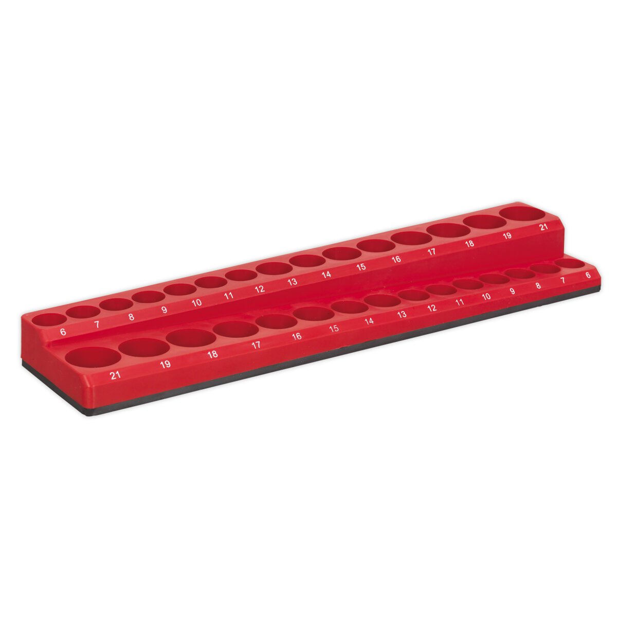 Socket Holder Magnetic 3/8"Sq Drive Capacity 30 Sockets