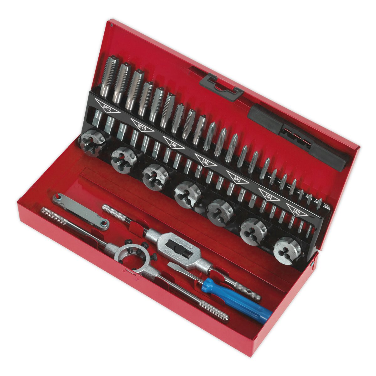 Tap & Die Set 32pc Split Dies - Metric