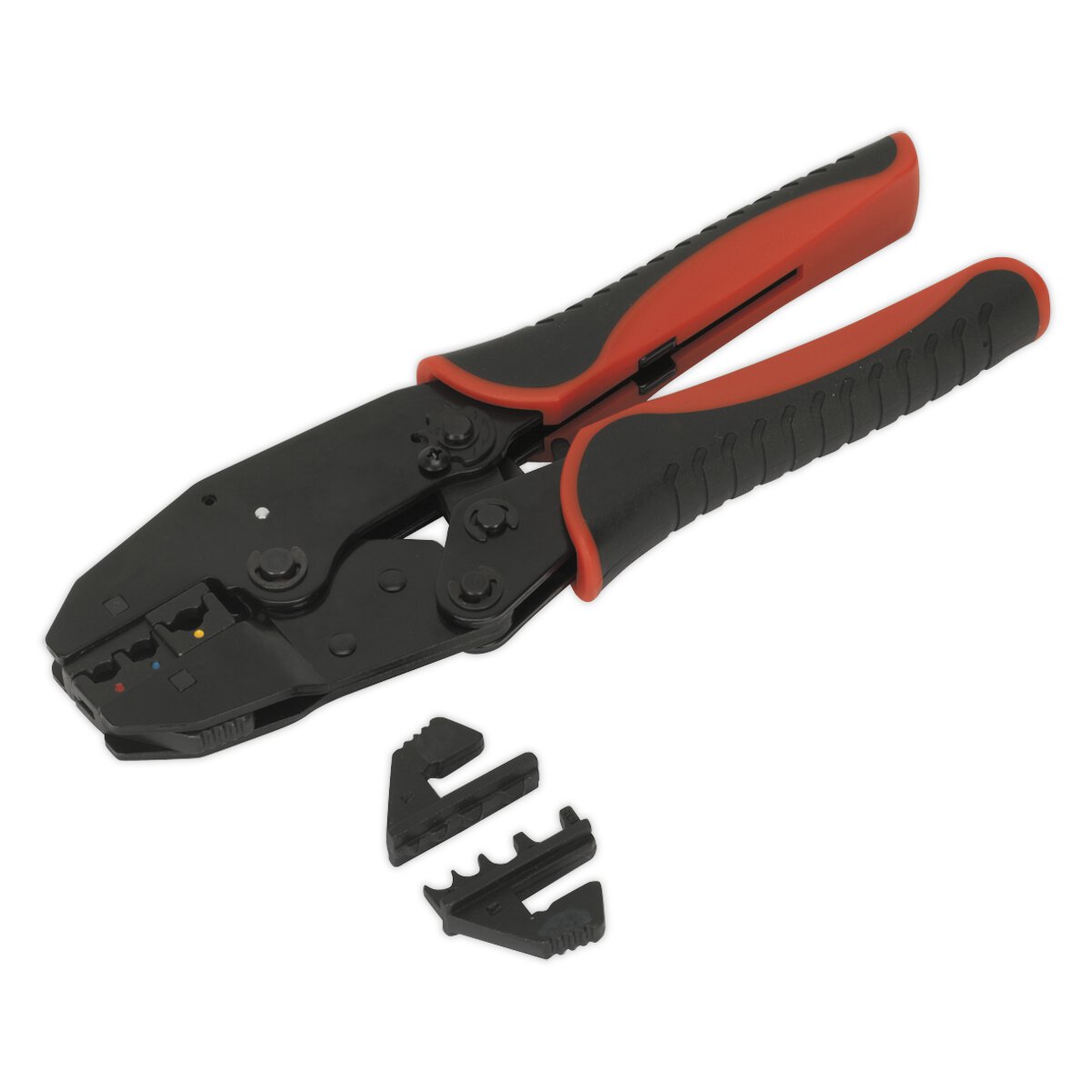 Ratchet Crimping Tool Interchangeable Jaws