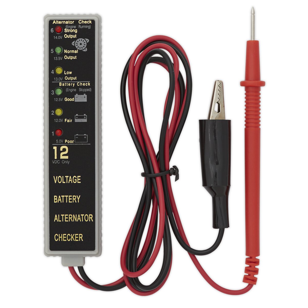Battery/Alternator Tester 12V LED