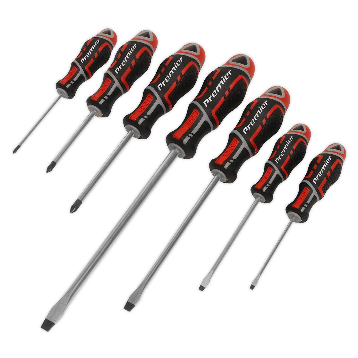 Screwdriver Set 7pc GripMAX® - Red