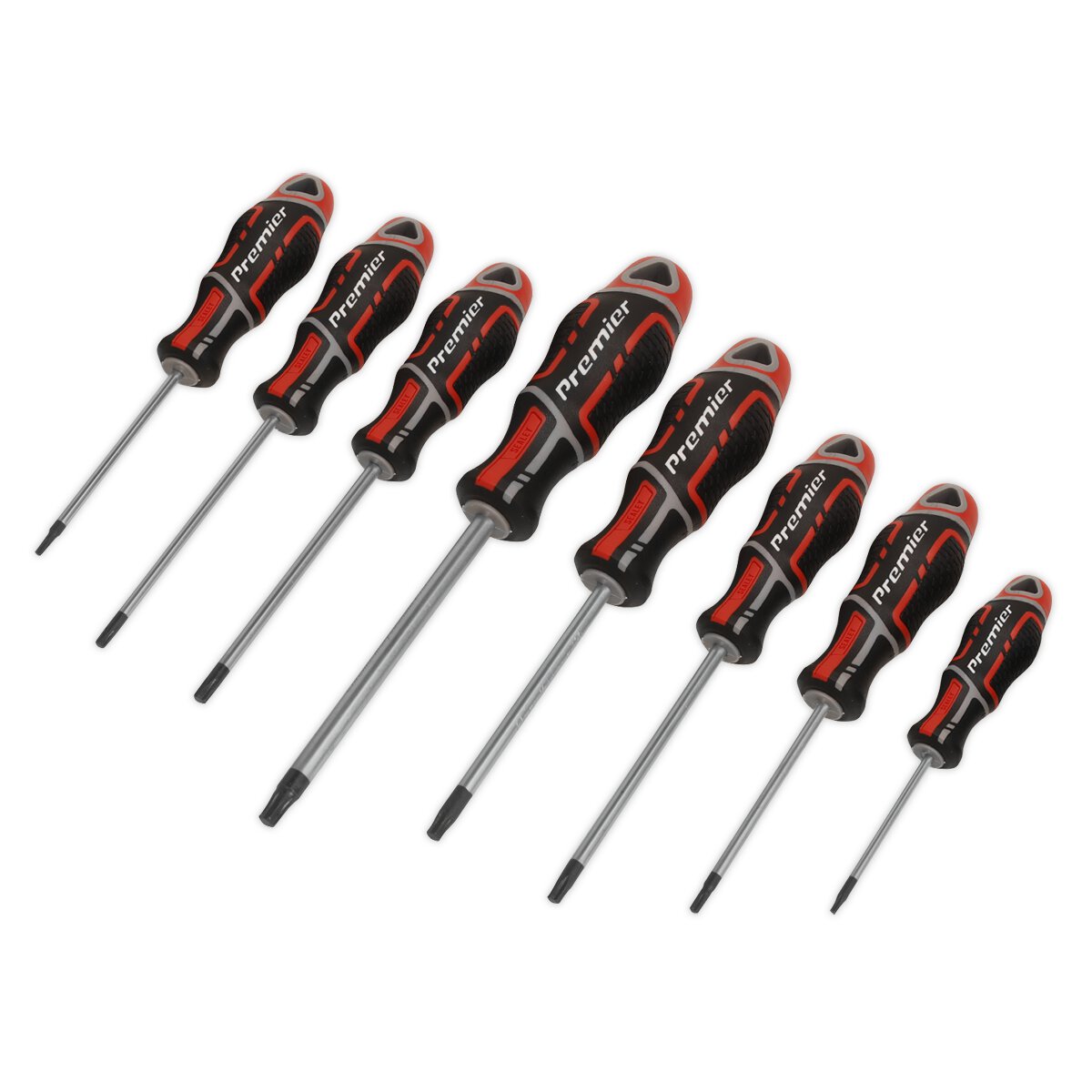 Screwdriver Set 8pc Security TRX-Star* GripMAX® - Red