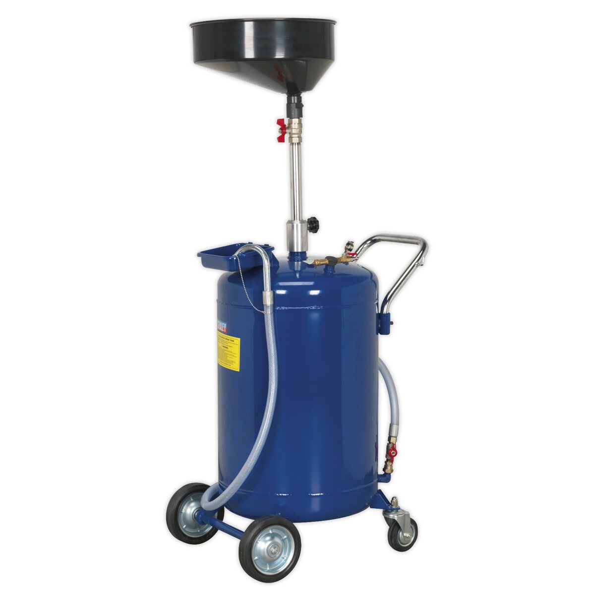 Mobile Oil Drainer 110L Air Discharge