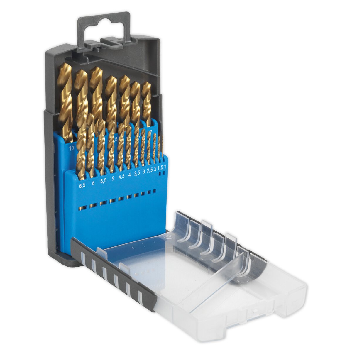 HSS Fully Ground Drill Bit Set 19pc DIN 338 Metric