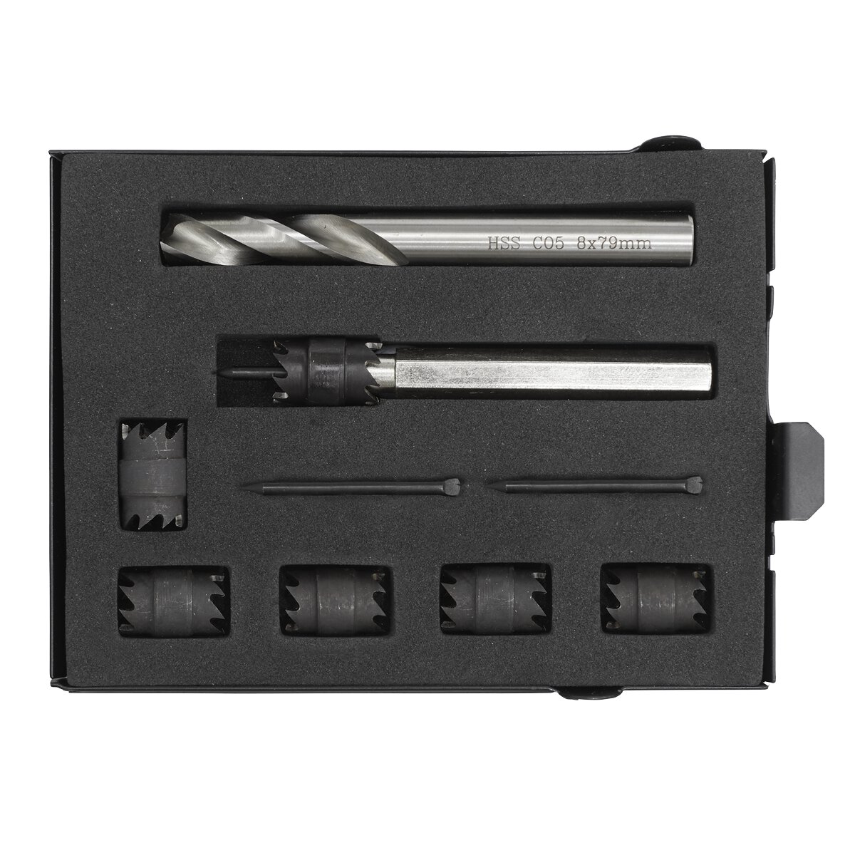 Spot Weld Cutter & Drill Bit Set 9pc Ø10mm