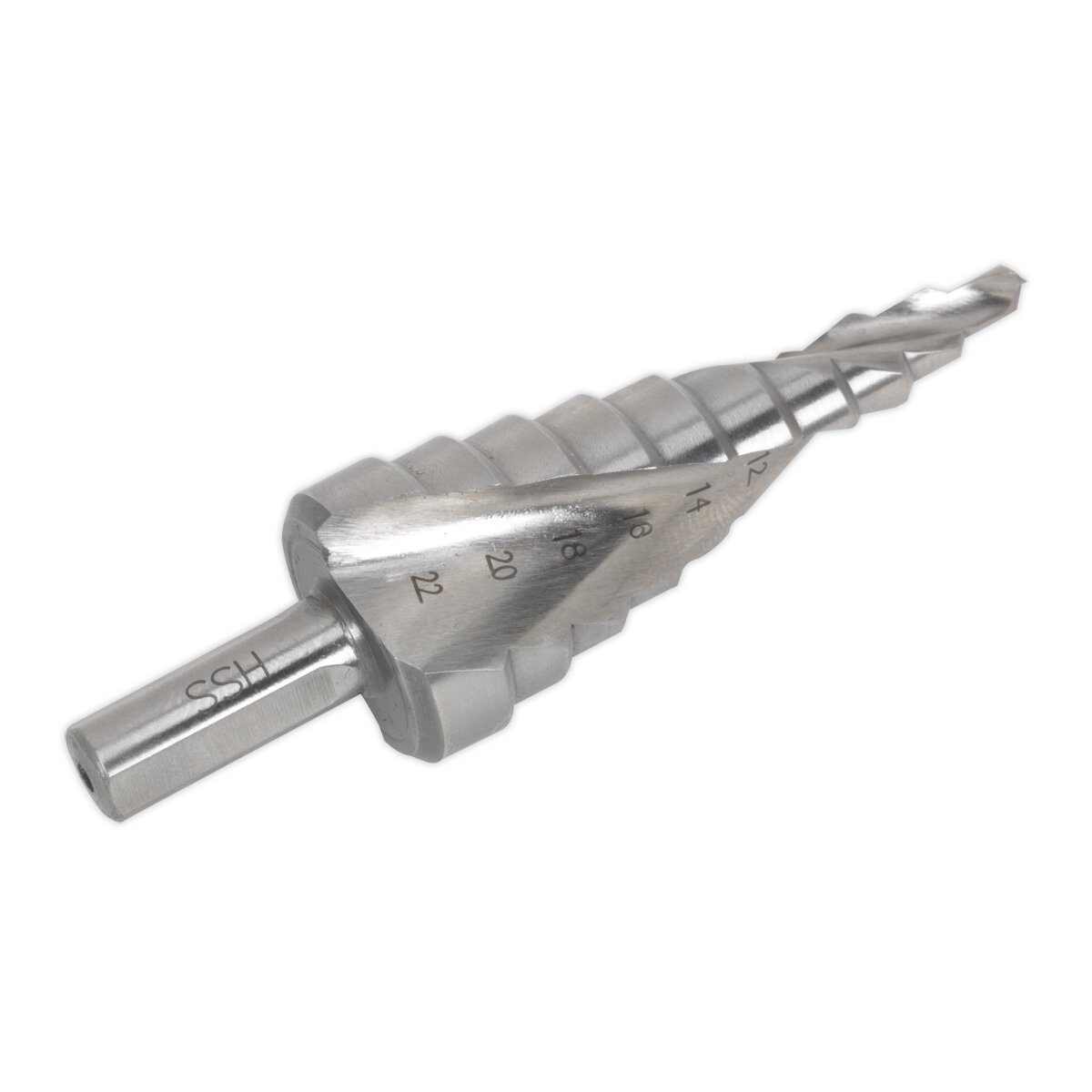 HSS 4341 Step Drill Bit 4-22mm Spiral Flute