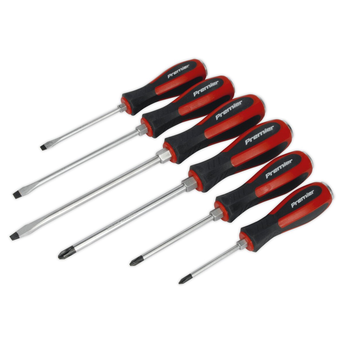 Screwdriver Set 6pc Hammer-Thru