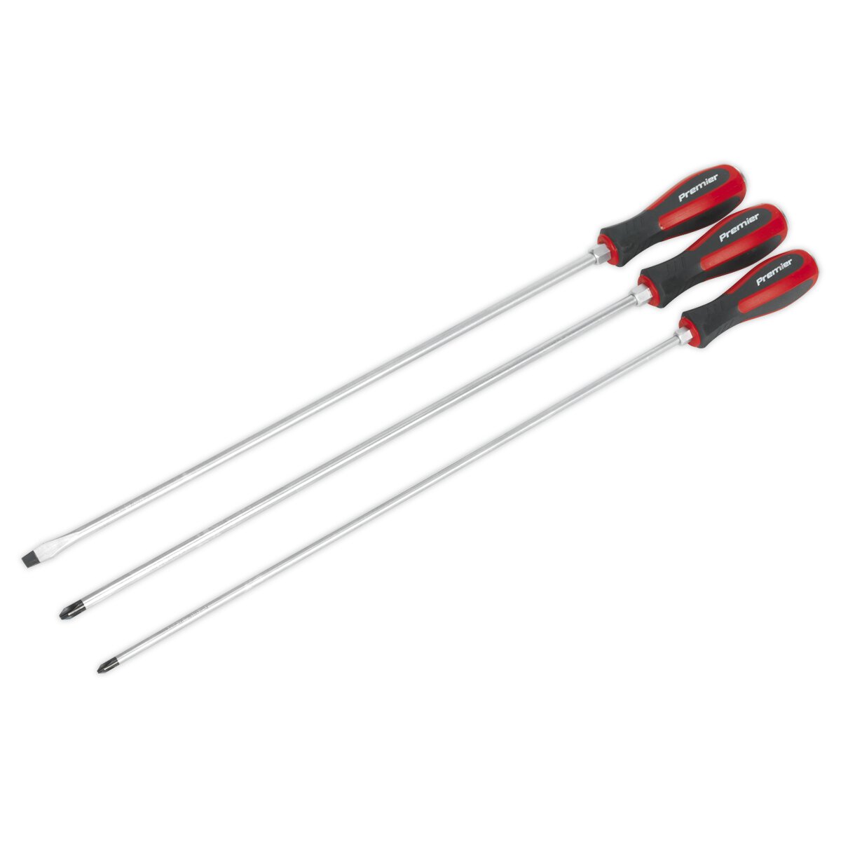 Screwdriver Set 3pc Hammer-Thru 450mm