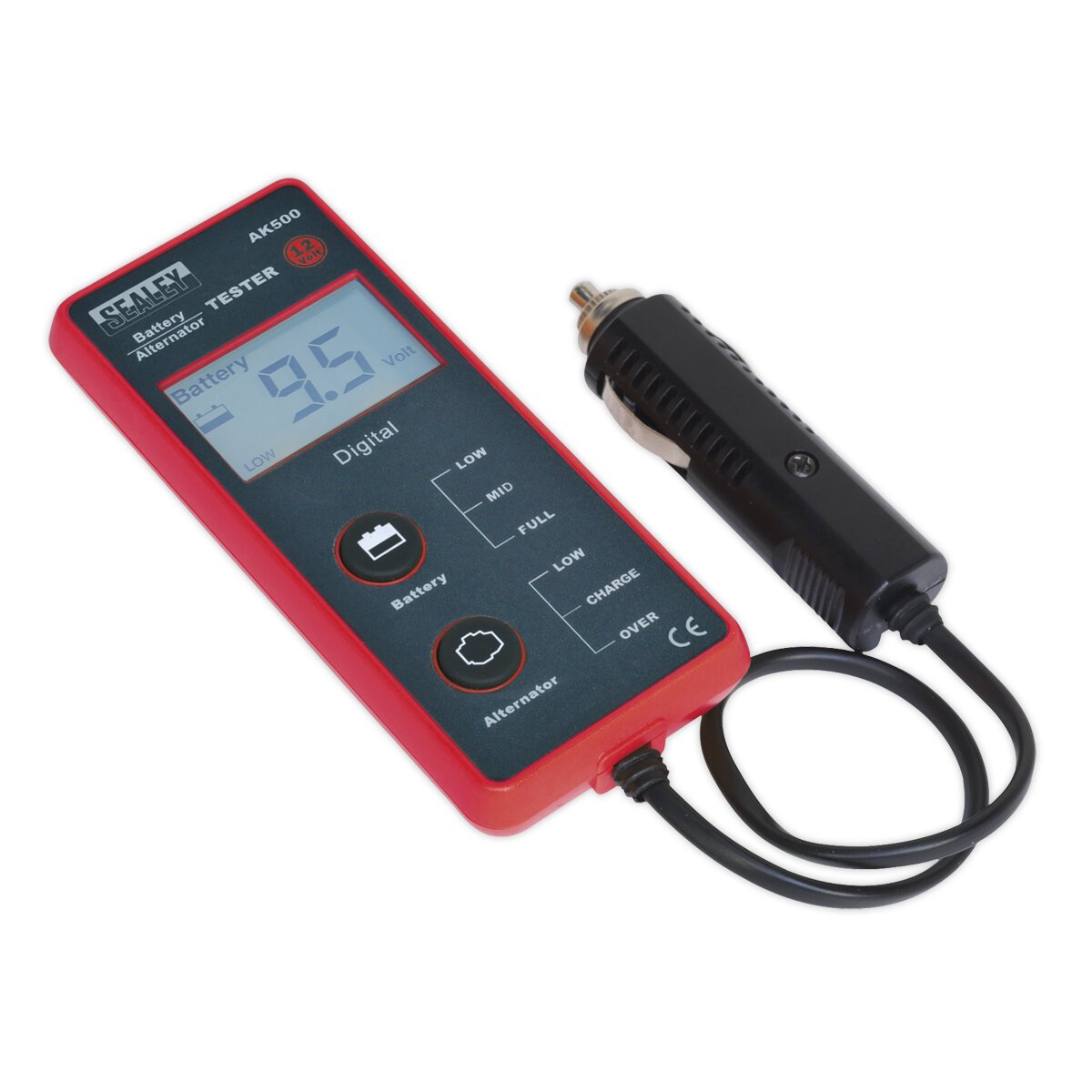 Battery & Alternator Tester 12V - LCD Screen
