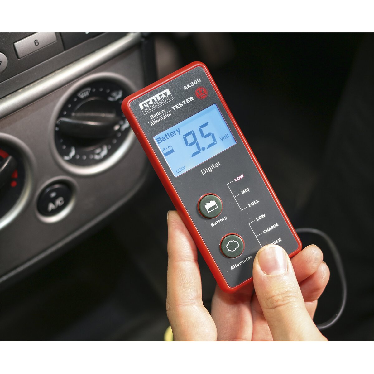 Battery & Alternator Tester 12V - LCD Screen
