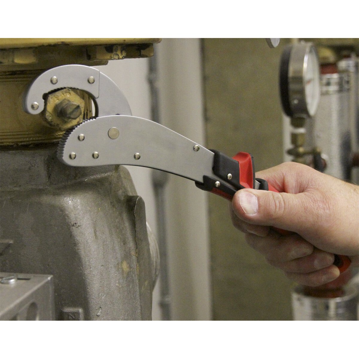 Heavy-Duty Quick Release Auto-Adjustable Pipe Wrench Ø6-25mm