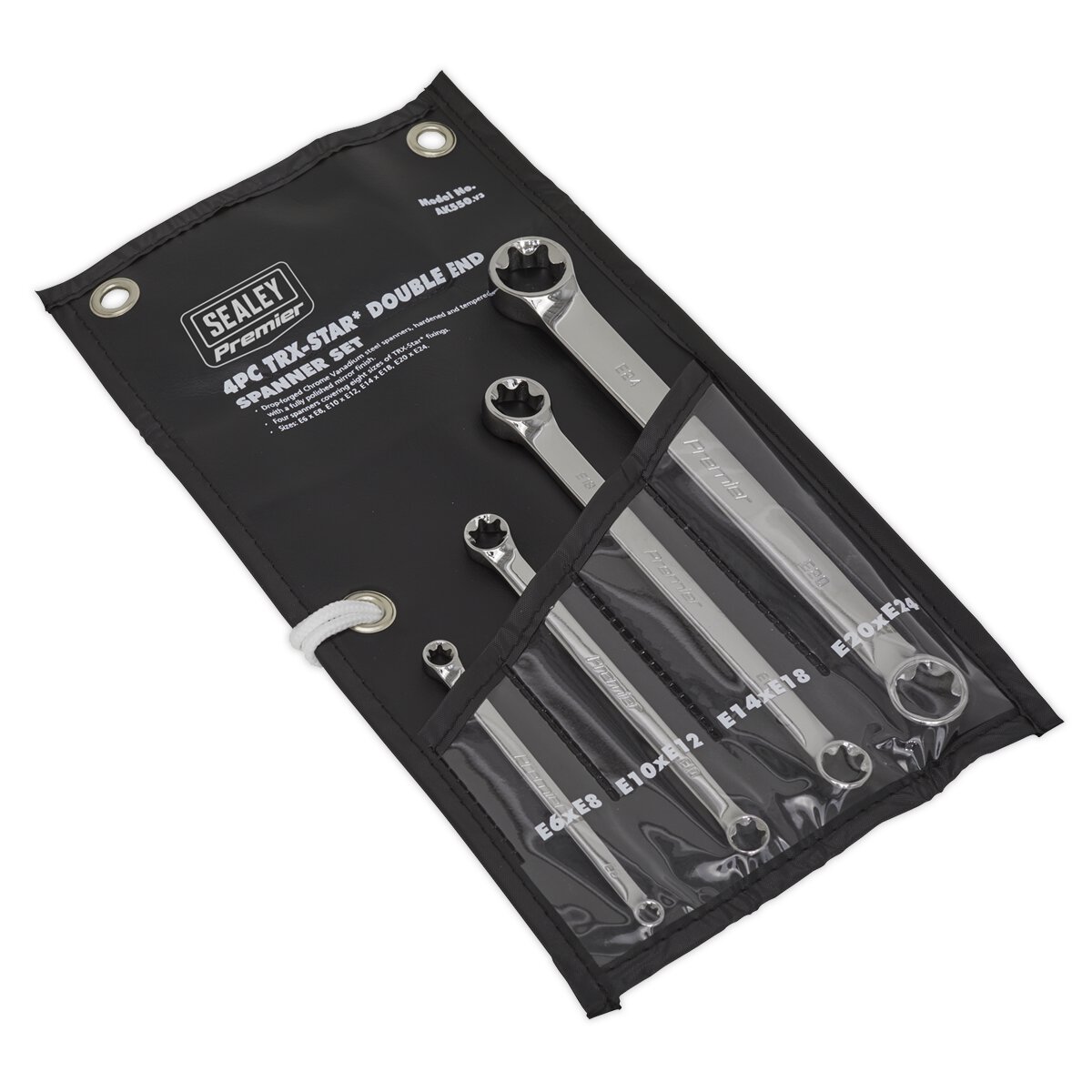 TRX-Star* Double End Spanner Set 4pc