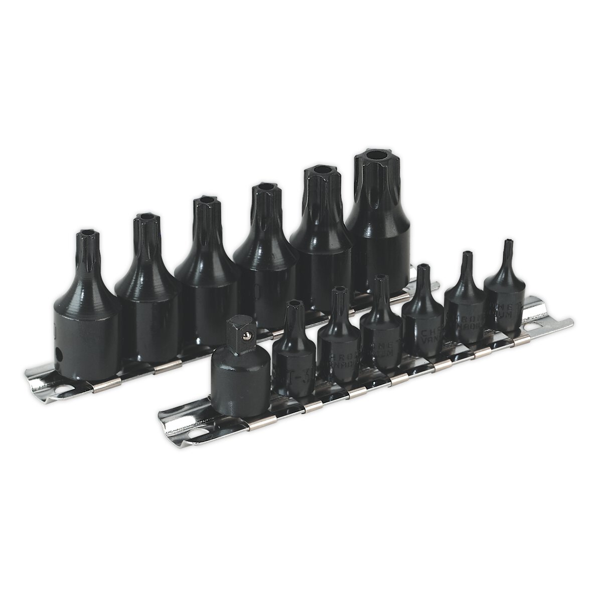 Impact TRX-Star* Security Socket Bit Set 13pc 1/4" & 3/8"Sq Drive