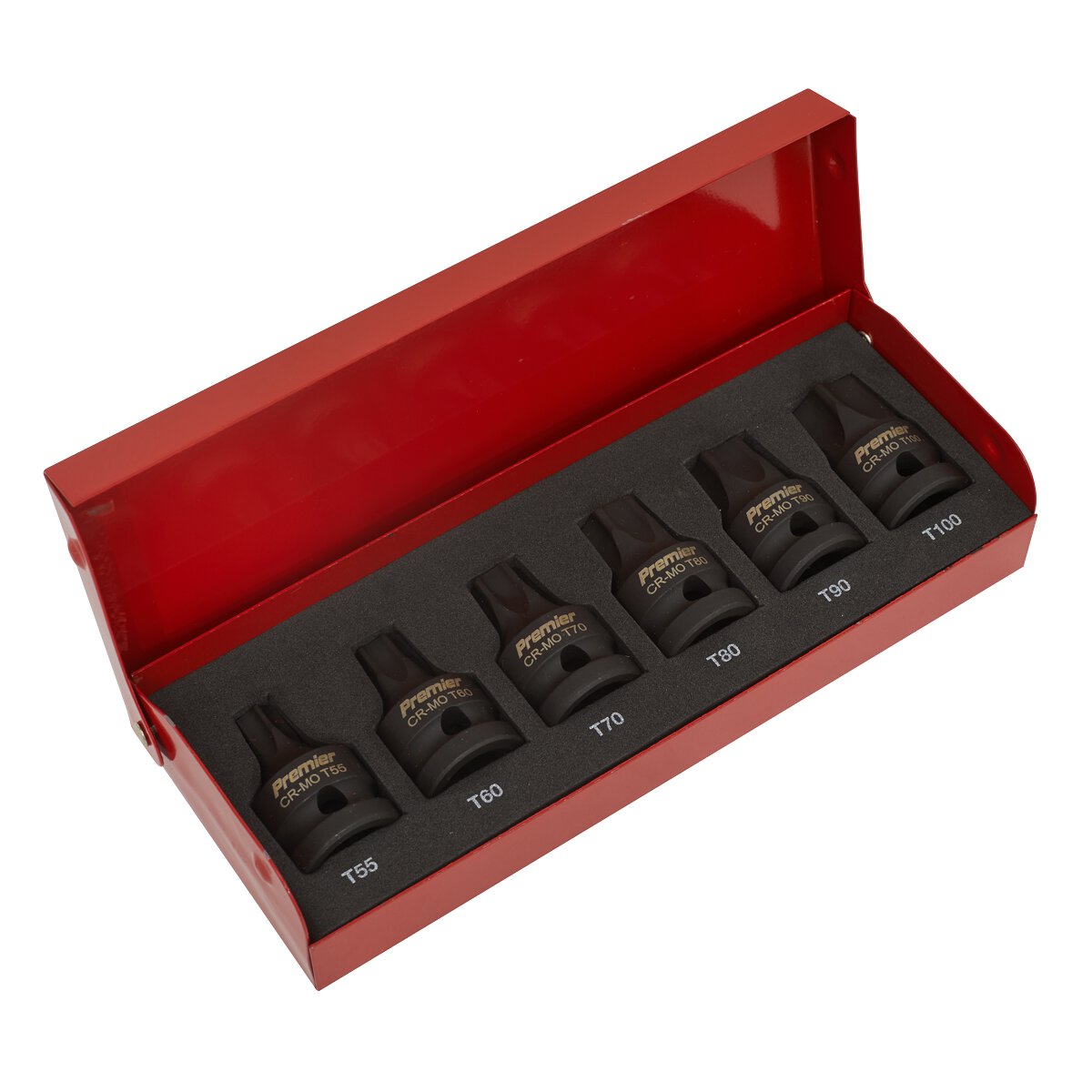 Impact TRX-Star* Socket Bit Set 6pc 1/2"Sq Drive