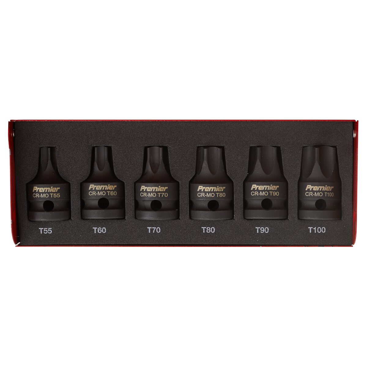 Impact TRX-Star* Socket Bit Set 6pc 1/2"Sq Drive
