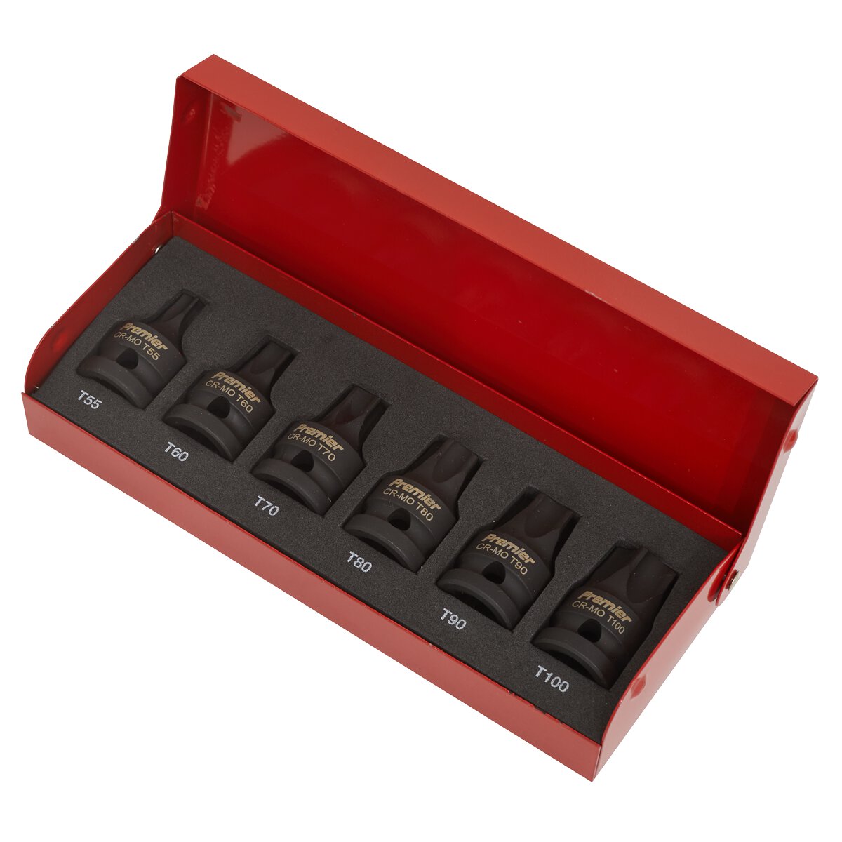 Impact TRX-Star* Socket Bit Set 6pc 1/2"Sq Drive