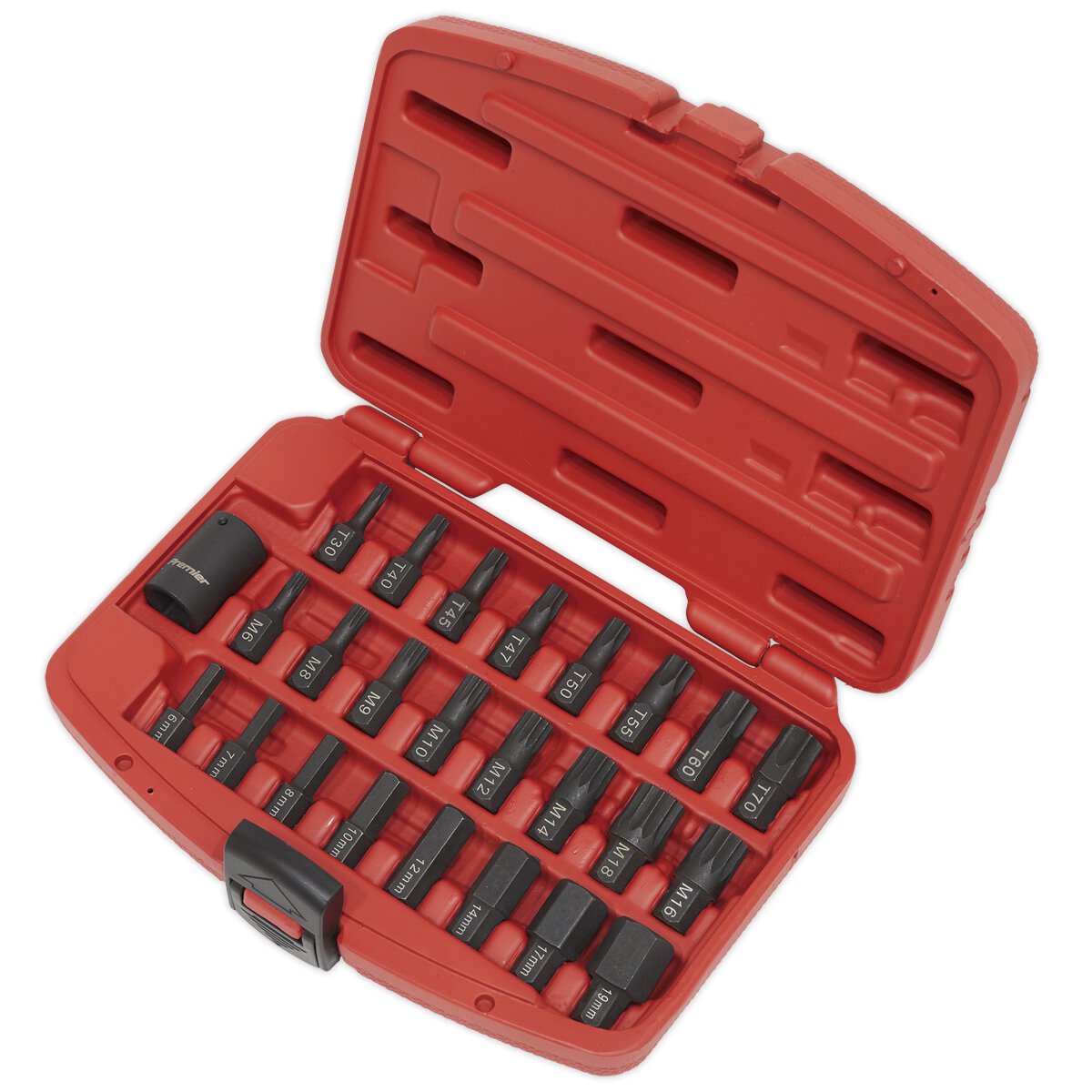 Impact TRX-Star*/Hex/Spline Bit Set 25pc 1/2"Sq Drive