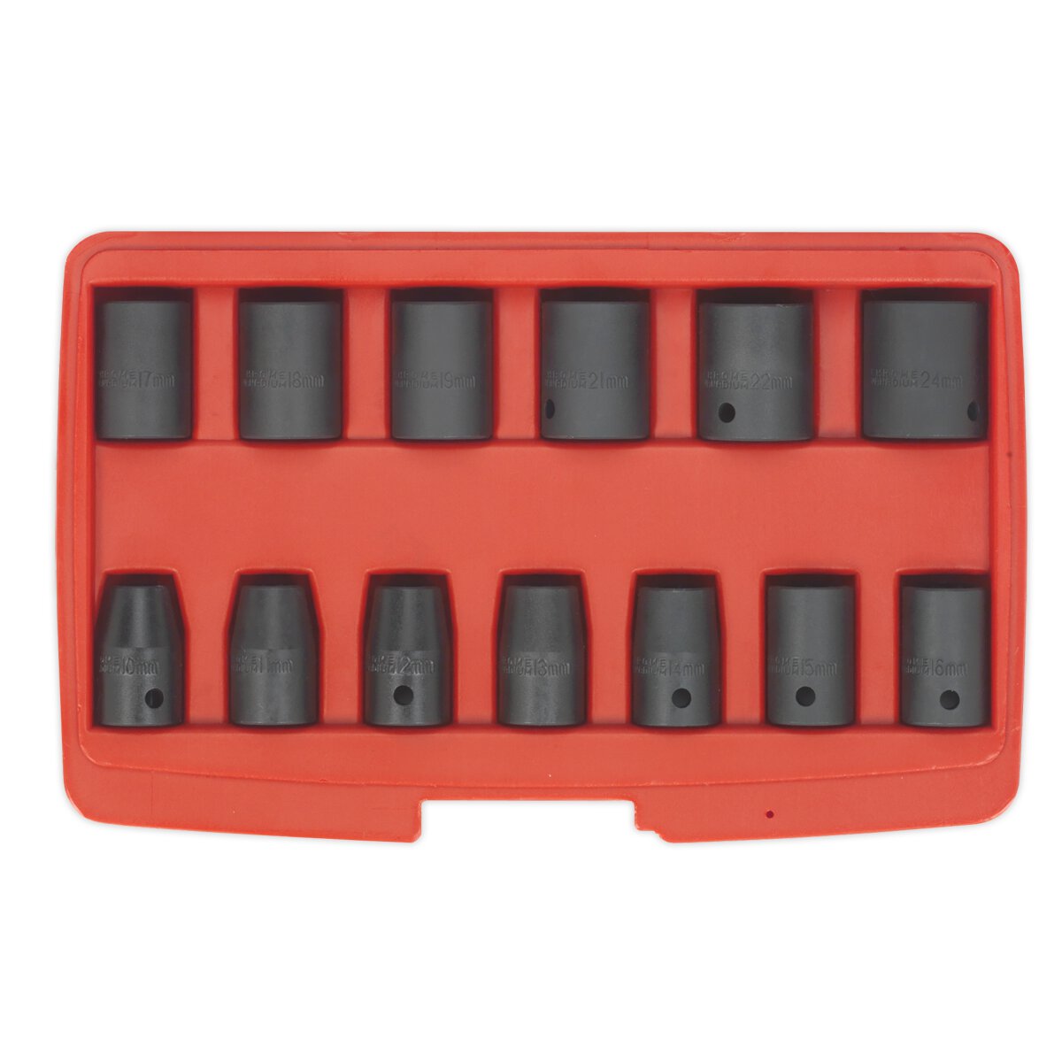 Impact Socket Set 13pc 1/2"Sq Drive Metric