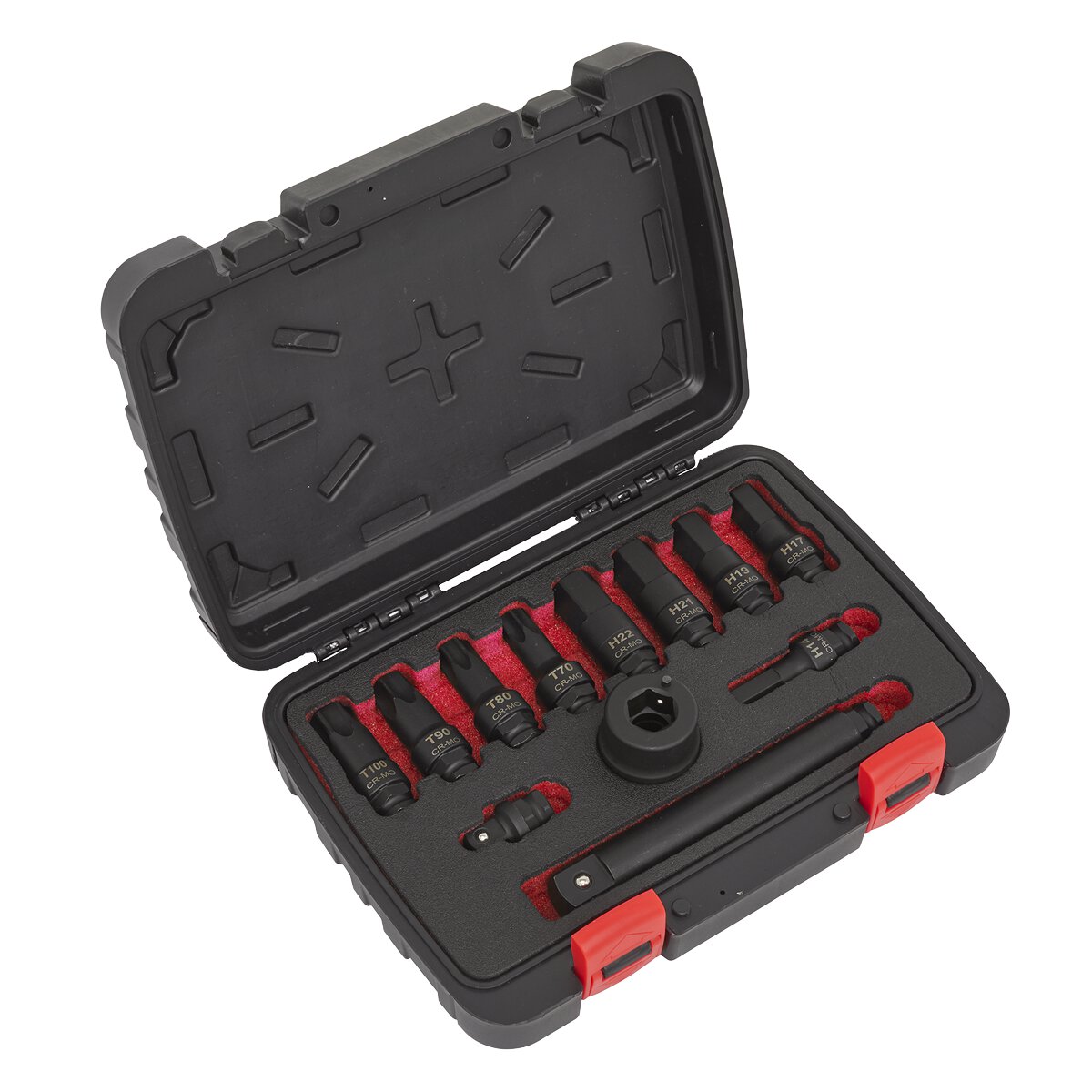 Impact Socket Bit & Accessories Set 12pc 3/4"Sq Drive