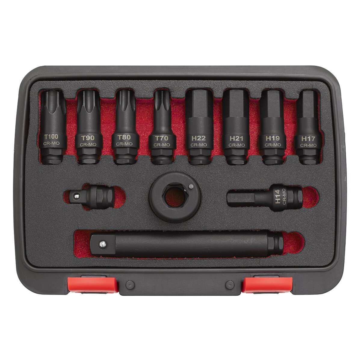 Impact Socket Bit & Accessories Set 12pc 3/4"Sq Drive