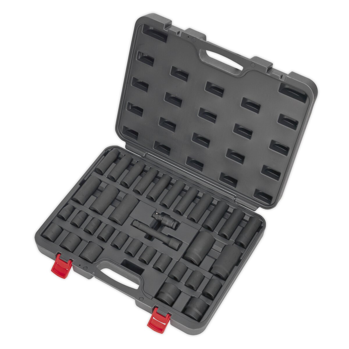 Impact Socket Set 34pc 1/2"Sq Drive Metric