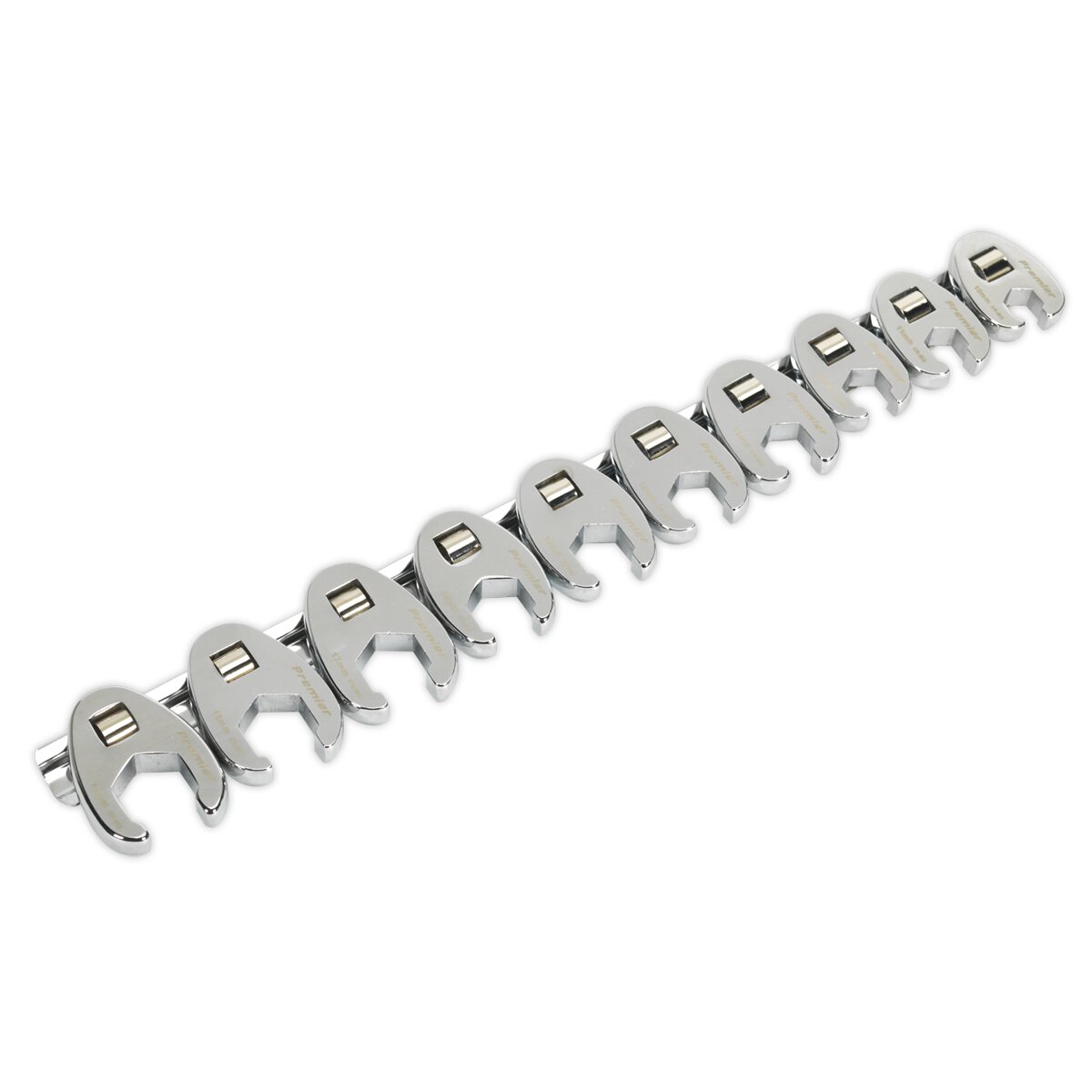 Crow's Foot Spanner Set 10pc 3/8"Sq Drive - Metric