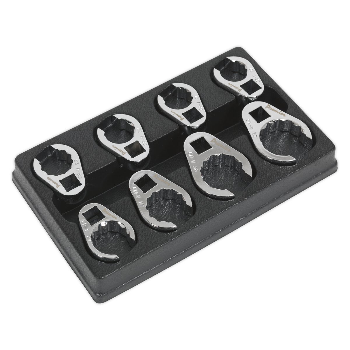 Crow's Foot Spanner Set 8pc 1/2"Sq Drive Metric