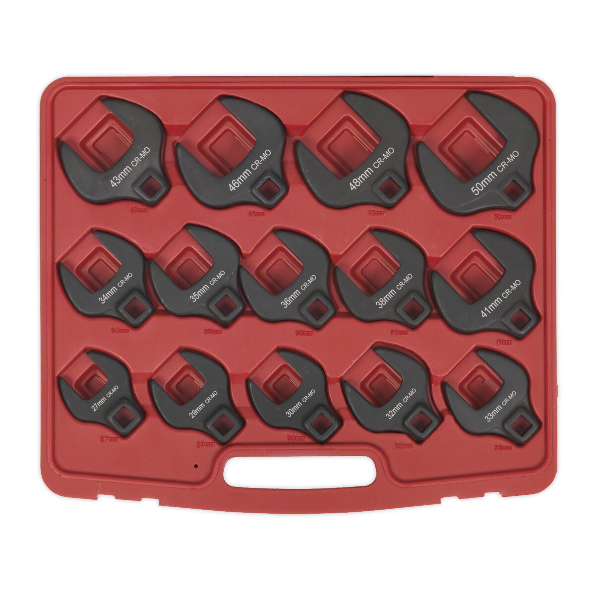 Crow's Foot Spanner Set 14pc 1/2"Sq Drive Metric