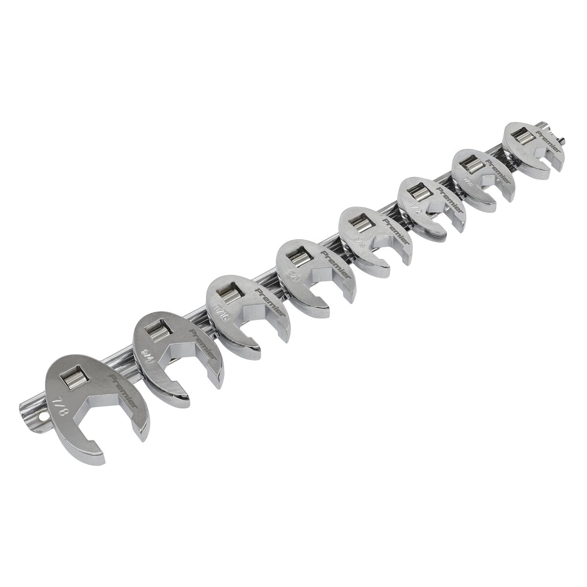 Crow's Foot Spanner Set 8pc 3/8"Sq Drive Imperial