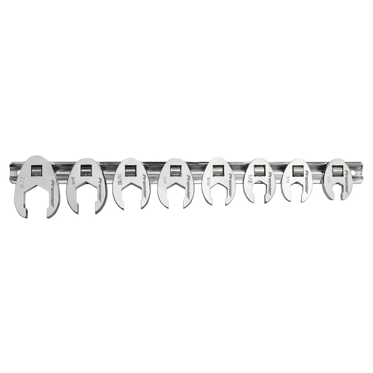 Crow's Foot Spanner Set 8pc 3/8"Sq Drive Imperial