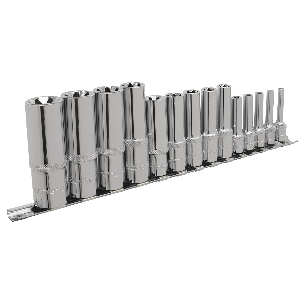 TRX-Star* Socket Set 14pc Deep 1/4", 3/8" & 1/2"Sq Drive E4-E24