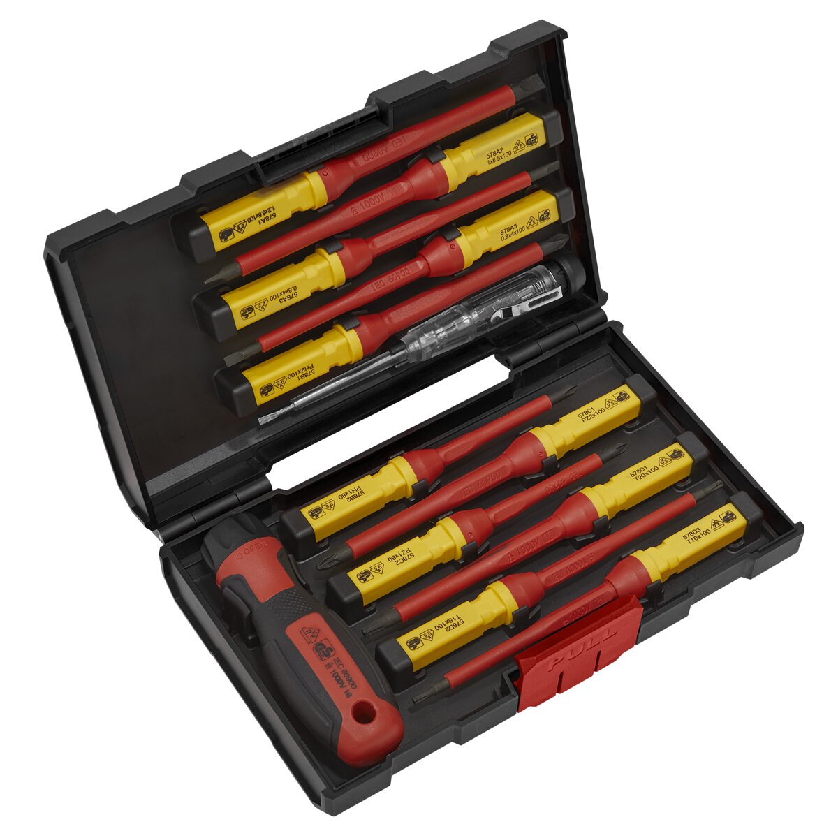Screwdriver Set 13pc Interchangeable - VDE Approved