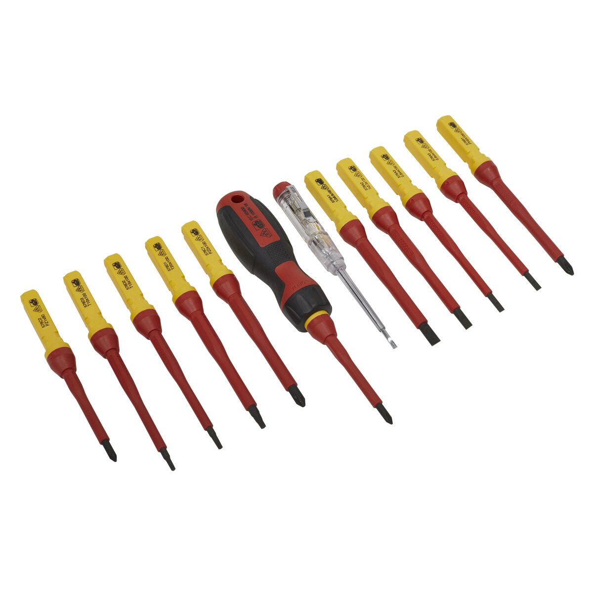 Screwdriver Set 13pc Interchangeable - VDE Approved