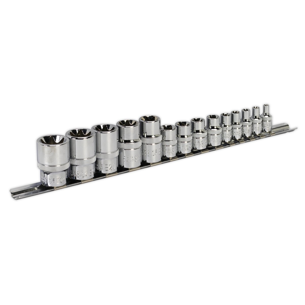 TRX-Star* Socket Set 14pc 1/4", 3/8" & 1/2"Sq Drive E4-E24