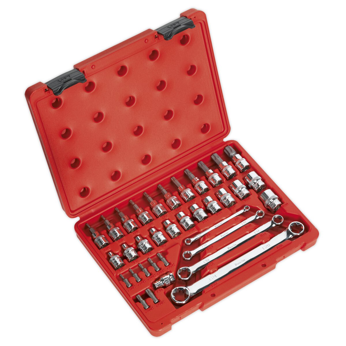 TRX-Star* Socket, Bit & Spanner Set 35pc 3/8"Sq Drive