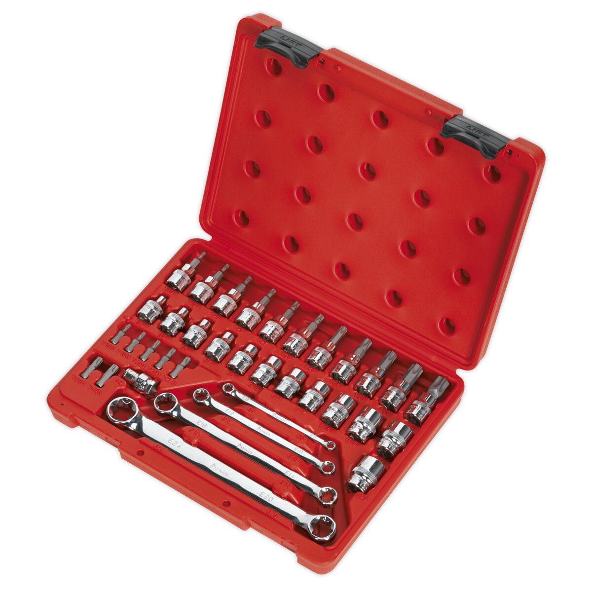 TRX-Star* Socket, Bit & Spanner Set 35pc 3/8"Sq Drive