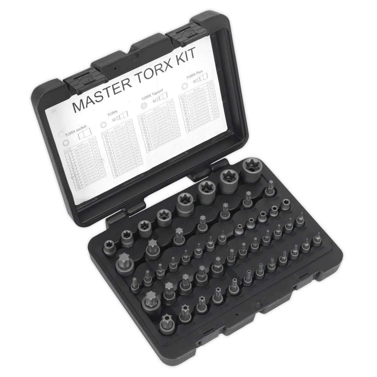 TRX-Star* Master Socket Set 52pc 1/4", 3/8" & 1/2"Sq Drive