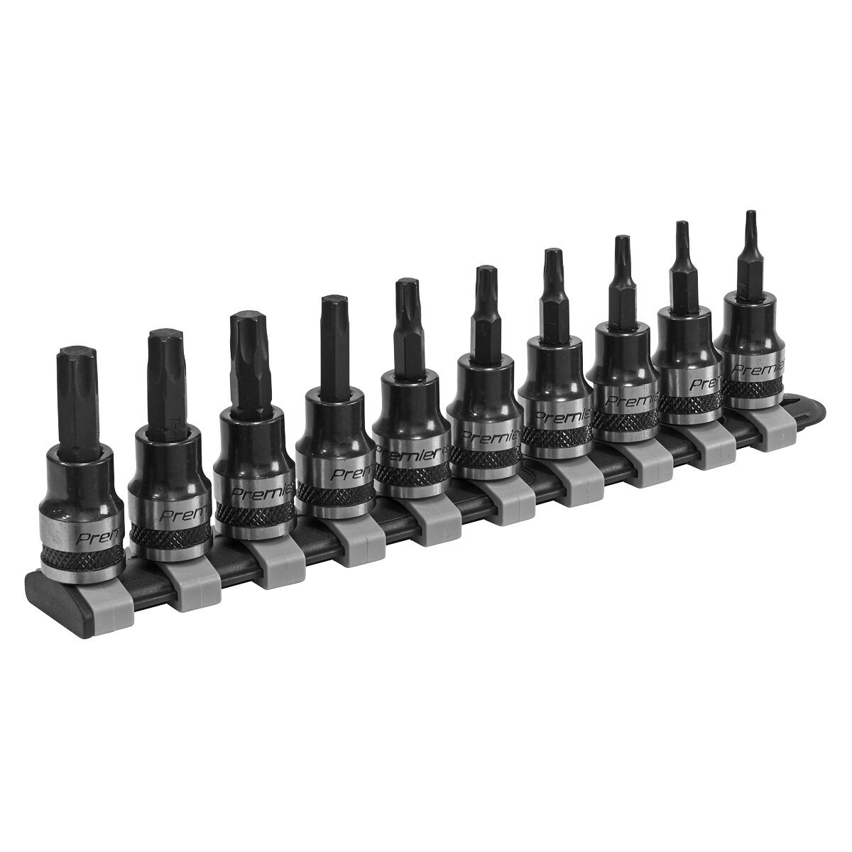 TRX-Star* Socket Bit Set 10pc 3/8"Sq Drive Black Series