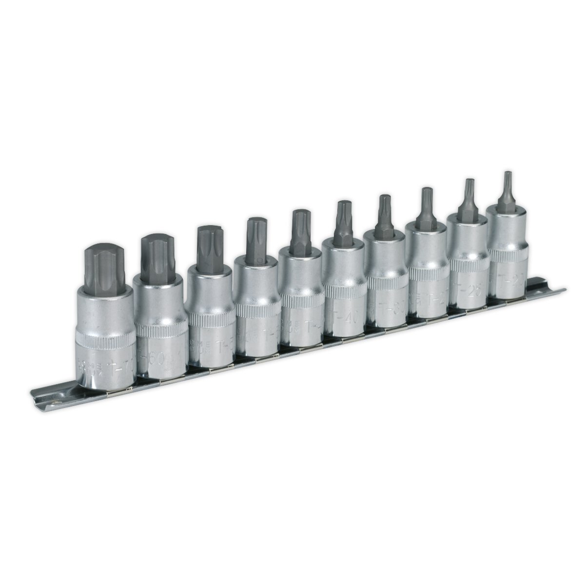 TRX-Star* Socket Bit Set 10pc 1/2"Sq Drive