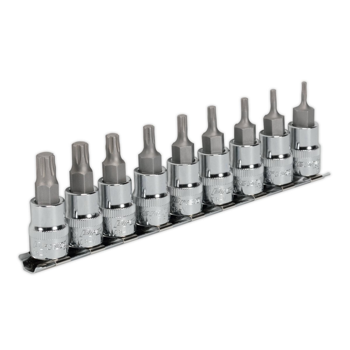 TRX-P* Socket Bit Set 9pc 3/8"Sq Drive 50mm