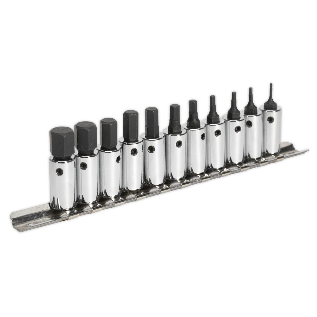 Hex Socket Bit Set 11pc 1/4"Sq Drive Metric