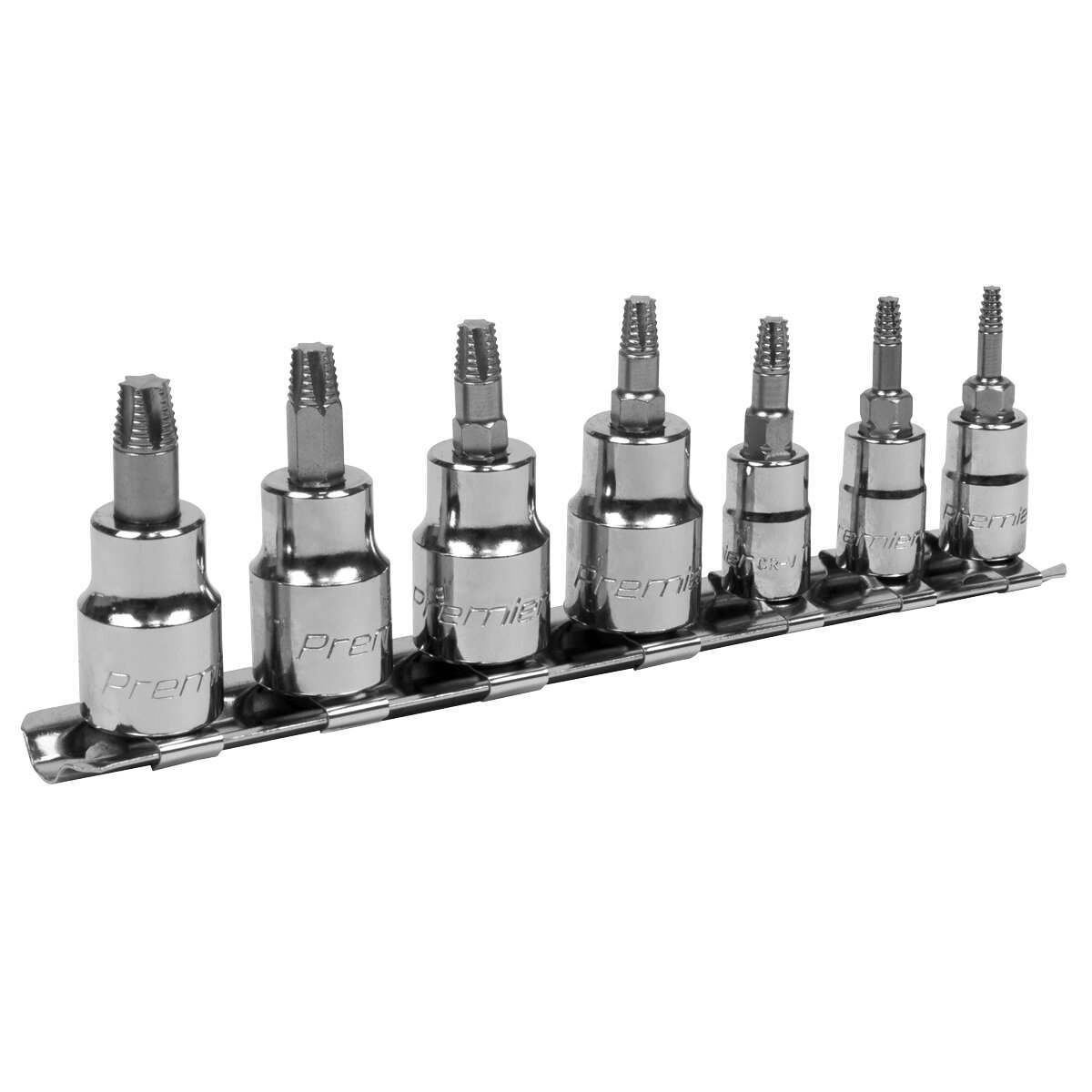 TRX-Star* Socket Bit Set Lock-On™ 7pc 1/4" & 3/8"Sq Drive