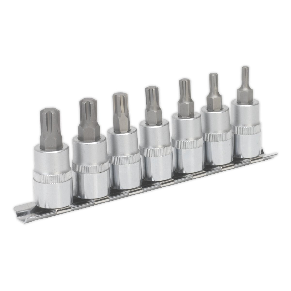 Ribe Socket Bit Set 7pc 3/8"Sq Drive 50mm