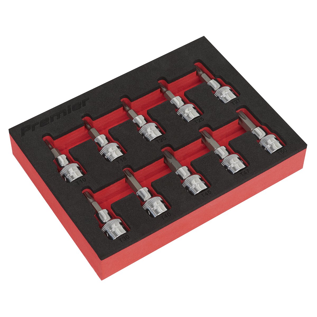 TRX-Star* Socket Bit Set 10pc 3/8"Sq Drive