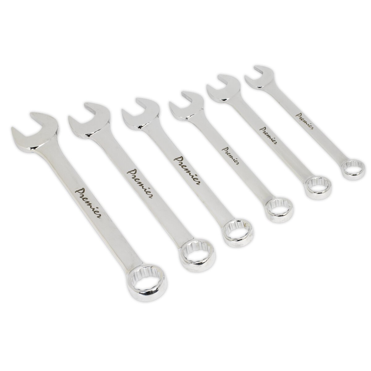 Combination Spanner Set 6pc Super Jumbo Metric