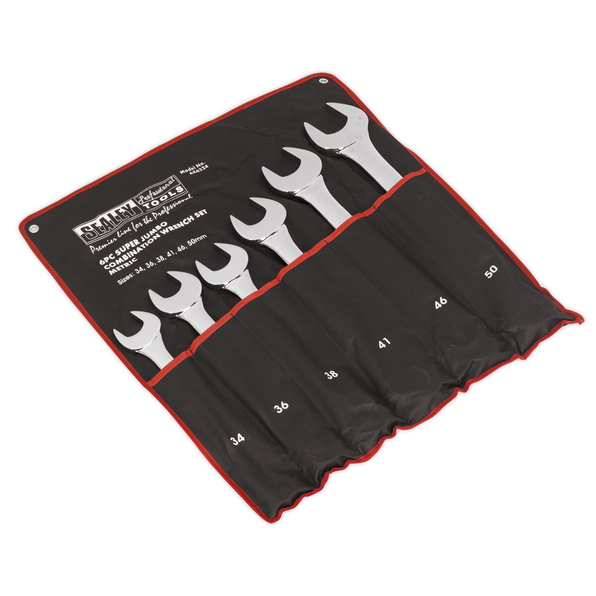 Combination Spanner Set 6pc Super Jumbo Metric