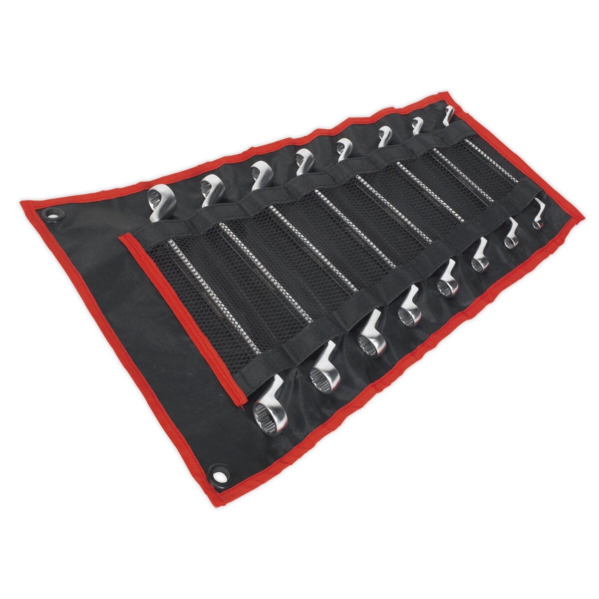 Offset Double End Ring Spanner Set 8pc Metric