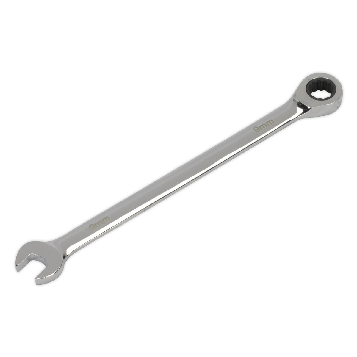 Combination Ratchet Spanner Extra Long 9mm