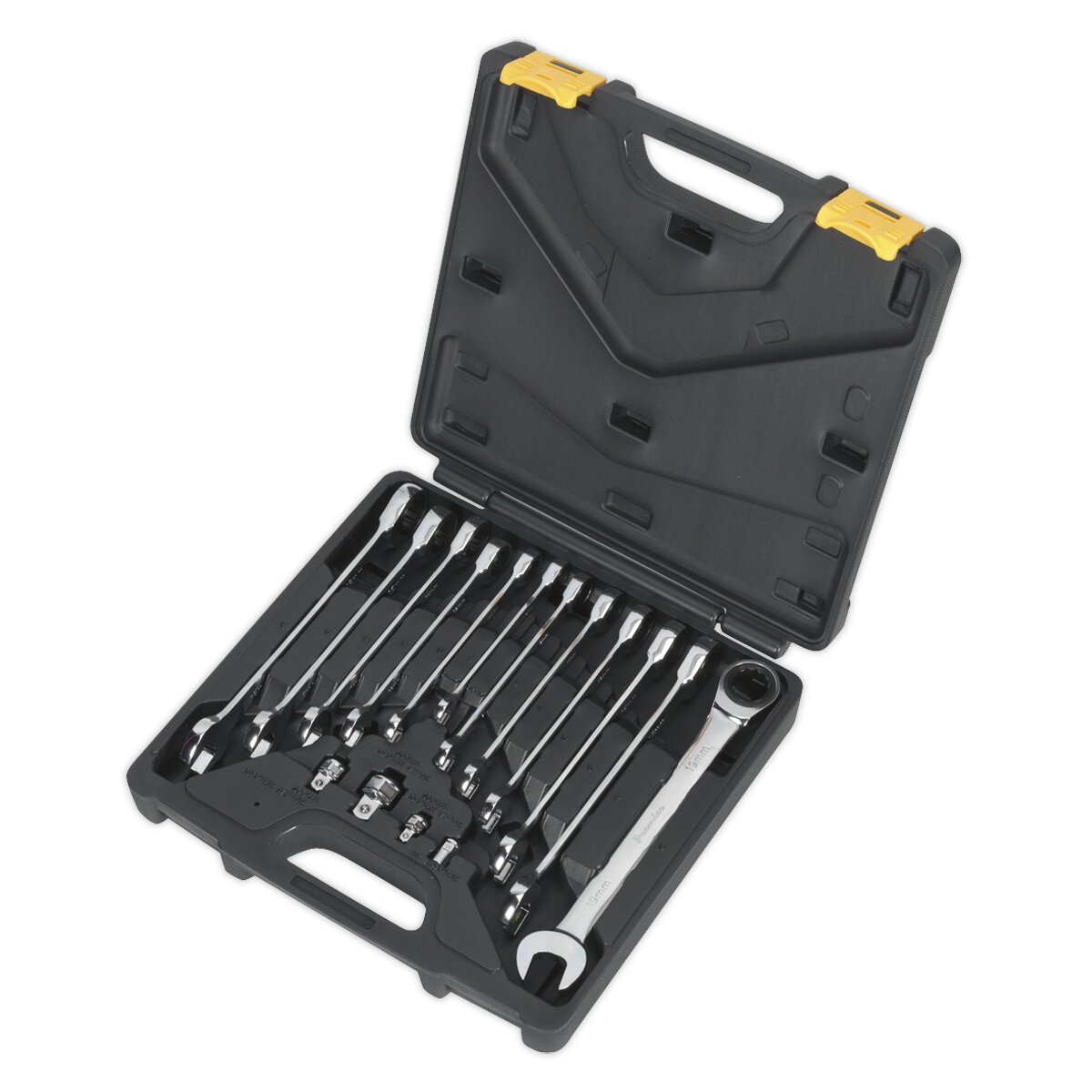 Combination Ratchet Spanner Set 16pc Metric